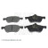 Brake Pad Set, disc brake ADN142111 Blue Print, Thumbnail 2