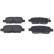 Brake Pad Set, disc brake ADN142113 Blue Print