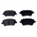 Brake Pad Set, disc brake ADN142117 Blue Print
