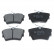 Brake Pad Set, disc brake ADN142119 Blue Print