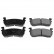 Brake Pad Set, disc brake ADN14212 Blue Print