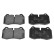 Brake Pad Set, disc brake ADN142124 Blue Print