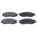 Brake Pad Set, disc brake ADN142125 Blue Print