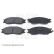 Brake Pad Set, disc brake ADN142125 Blue Print, Thumbnail 2