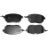 Brake Pad Set, disc brake ADN142136 Blue Print