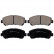 Brake Pad Set, disc brake ADN142139 Blue Print