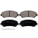 Brake Pad Set, disc brake ADN142139 Blue Print, Thumbnail 2