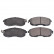 Brake Pad Set, disc brake ADN142140 Blue Print