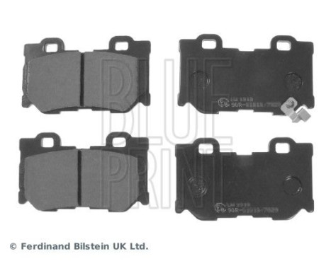 Brake Pad Set, disc brake ADN142149 Blue Print, Image 2