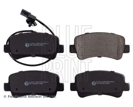 Brake Pad Set, disc brake ADN142154 Blue Print, Image 2