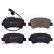 Brake Pad Set, disc brake ADN142154 Blue Print, Thumbnail 2