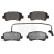 Brake Pad Set, disc brake ADN142154 Blue Print, Thumbnail 2