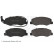 Brake Pad Set, disc brake ADN142155 Blue Print, Thumbnail 2