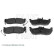 Brake Pad Set, disc brake ADN142160 Blue Print, Thumbnail 4