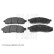 Brake Pad Set, disc brake ADN142161 Blue Print, Thumbnail 2