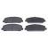 Brake Pad Set, disc brake ADN142170 Blue Print