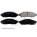 Brake Pad Set, disc brake ADN142172 Blue Print, Thumbnail 2