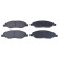 Brake Pad Set, disc brake ADN142173 Blue Print