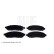 Brake Pad Set, disc brake ADN142174 Blue Print, Thumbnail 2