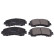 Brake Pad Set, disc brake ADN142178 Blue Print