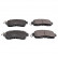 Brake Pad Set, disc brake ADN142179 Blue Print