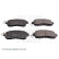Brake Pad Set, disc brake ADN142179 Blue Print, Thumbnail 2