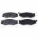 Brake Pad Set, disc brake ADN14218 Blue Print