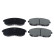 Brake Pad Set, disc brake ADN14231 Blue Print