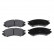 Brake Pad Set, disc brake ADN14234 Blue Print