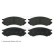 Brake Pad Set, disc brake ADN14234 Blue Print, Thumbnail 2