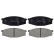Brake Pad Set, disc brake ADN14242 Blue Print