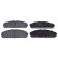 Brake Pad Set, disc brake ADN14247 Blue Print