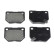 Brake Pad Set, disc brake ADN14270 Blue Print