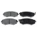 Brake Pad Set, disc brake ADN14272 Blue Print
