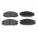Brake Pad Set, disc brake ADN14279 Blue Print