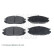 Brake Pad Set, disc brake ADN14279 Blue Print, Thumbnail 2