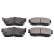 Brake Pad Set, disc brake ADN14281 Blue Print