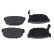 Brake Pad Set, disc brake ADN14282 Blue Print