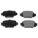 Brake Pad Set, disc brake ADN14283 Blue Print