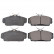 Brake Pad Set, disc brake ADN14286 Blue Print