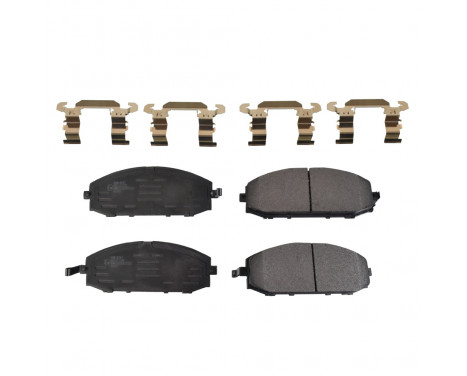 Brake Pad Set, disc brake ADN14287 Blue Print