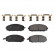Brake Pad Set, disc brake ADN14287 Blue Print