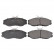 Brake Pad Set, disc brake ADN14295 Blue Print