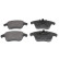 Brake Pad Set, disc brake ADP154206 Blue Print