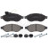 Brake Pad Set, disc brake ADP154214 Blue Print, Thumbnail 2
