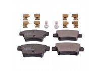 Brake Pad Set, disc brake ADP154215 Blue Print