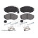 Brake Pad Set, disc brake ADP154222 Blue Print, Thumbnail 3