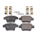 Brake Pad Set, disc brake ADP154226 Blue Print