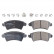 Brake Pad Set, disc brake ADP154244 Blue Print