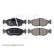 Brake Pad Set, disc brake ADP154247 Blue Print, Thumbnail 2